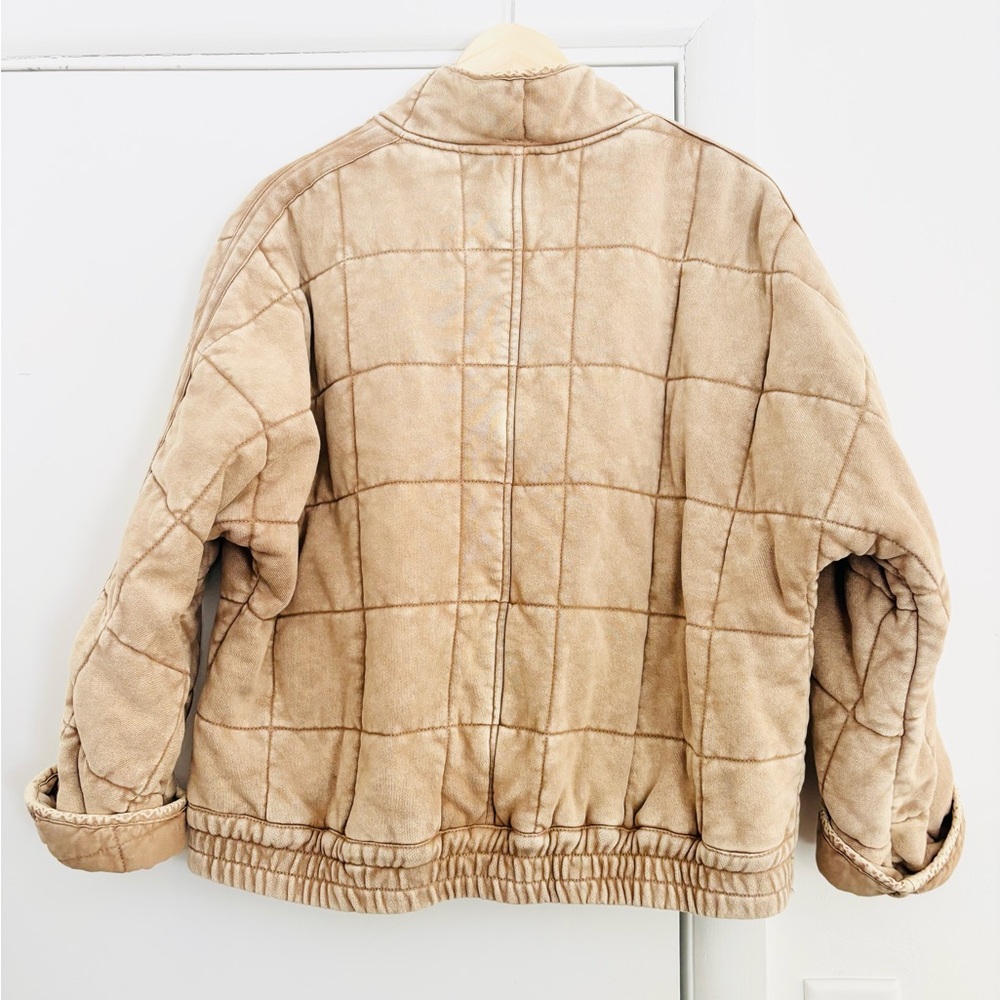 Free People Dolman Quilted Jacket in Champagne Size: XS - Picture 7 of 8